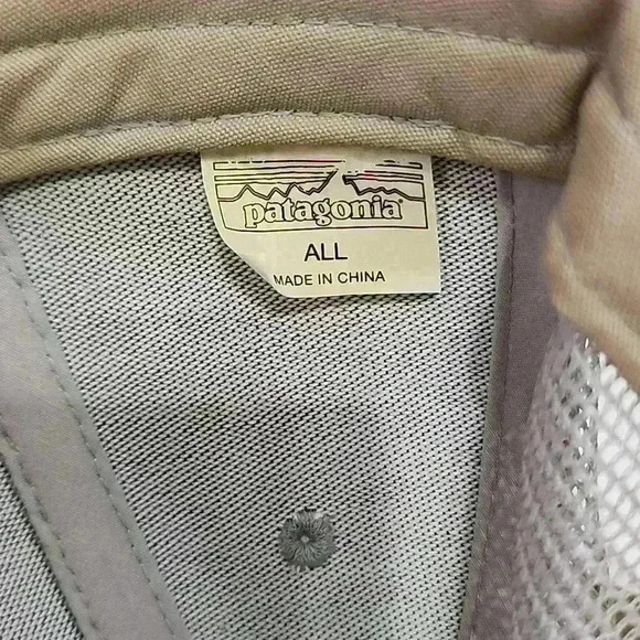 Patagonia Mens Stand Up Trout Trucker Hat One Size Baseball Hat Cap Lived In - Picture 3 of 10